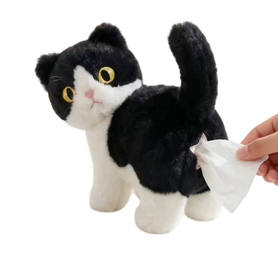 Creative cat tissue box