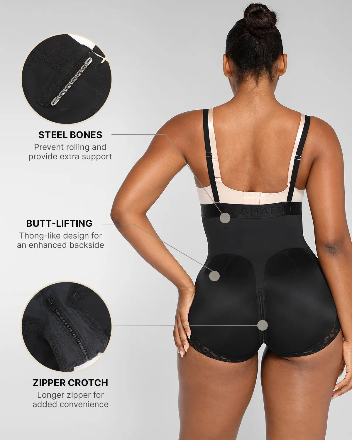 BOOT-YEAH™ AirSlim® Open Bust Shaping Brief