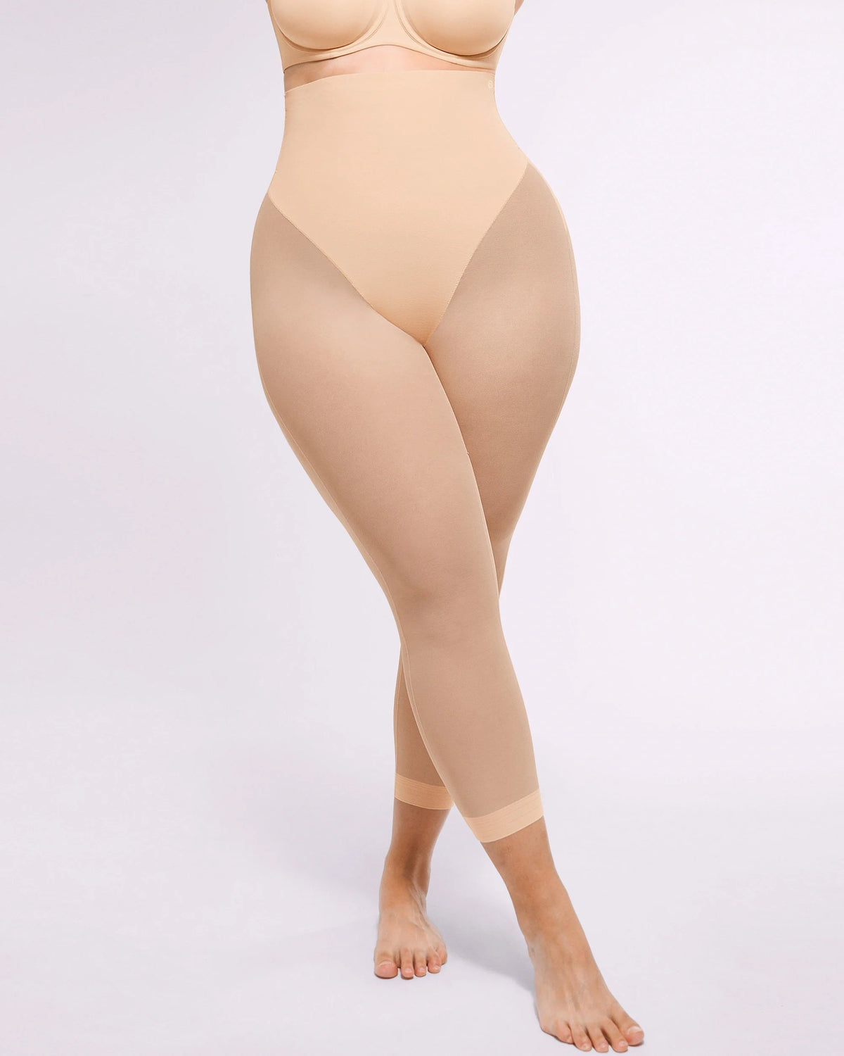 BOOT-YEAH™ MeshSmooth™ High-Waisted Mid Thigh Short + Capri