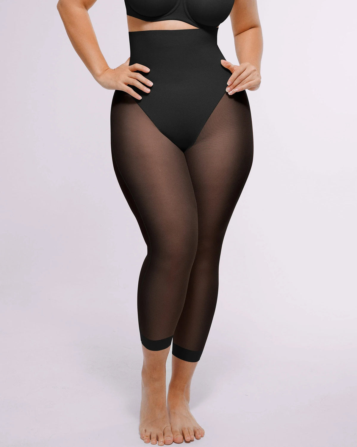 BOOT-YEAH™ MeshSmooth™ High-Waisted Mid Thigh Short + Capri