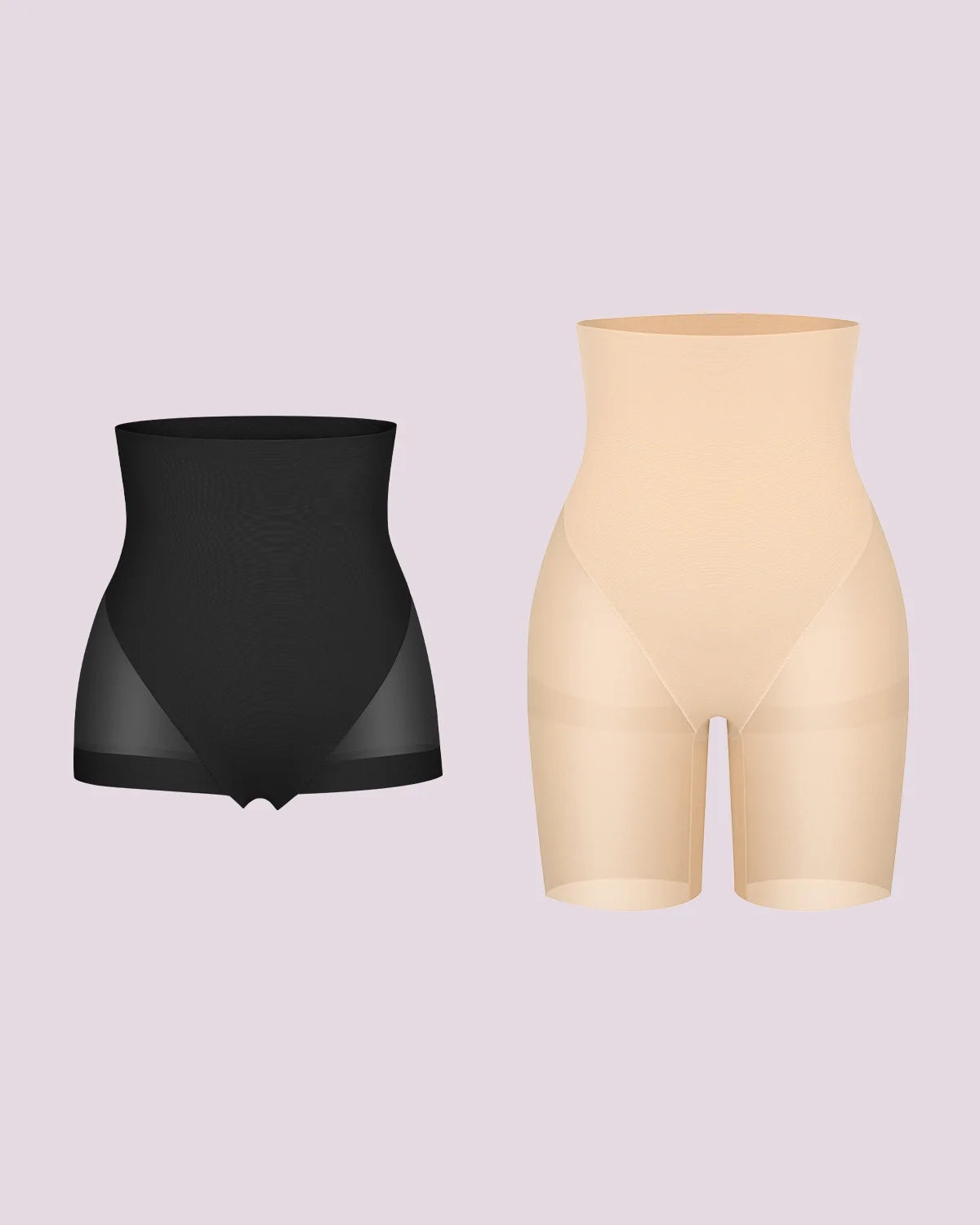 BOOT-YEAH™ MeshSmooth™ High-Waisted  Brief + Mid Thigh Short