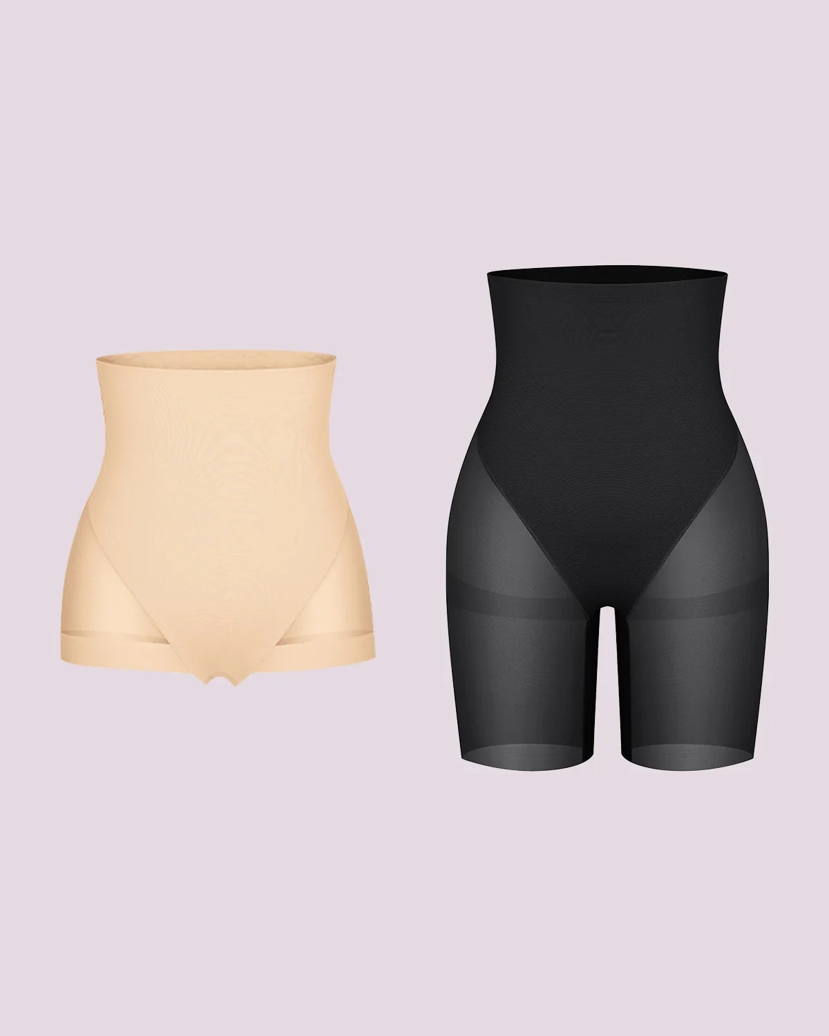 BOOT-YEAH™ MeshSmooth™ High-Waisted  Brief + Mid Thigh Short