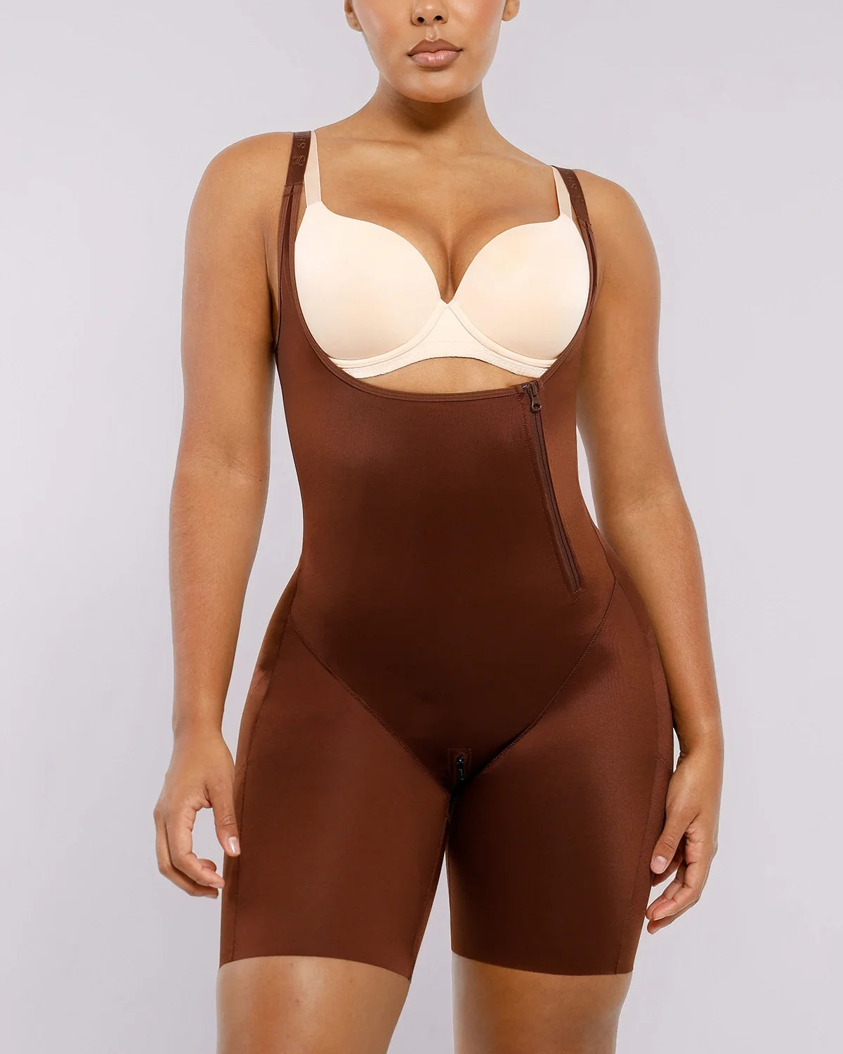 BOOT-YEAH™ SilkSculpt Open Bust Full Bodysuit
