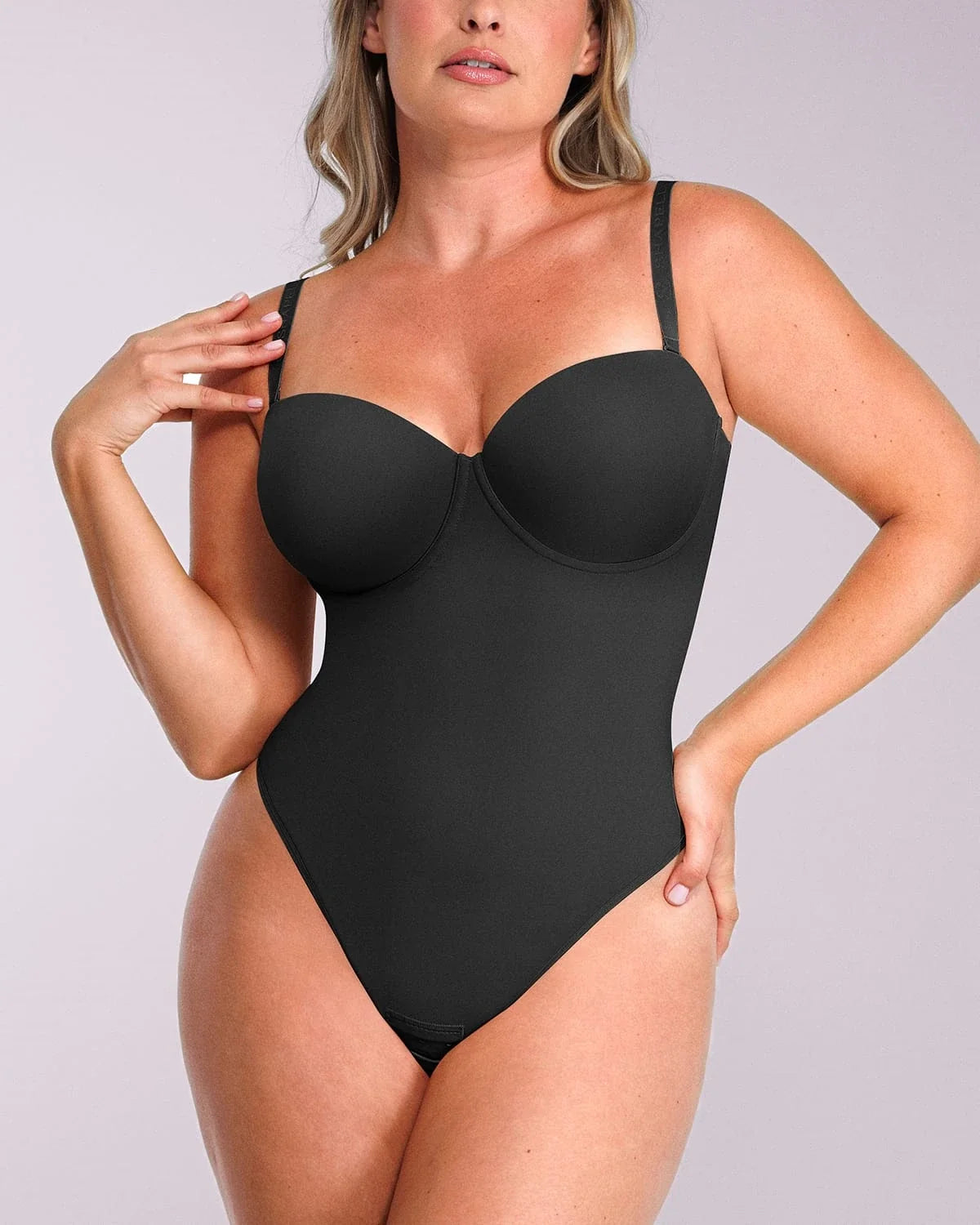Bare Essentials™ AirSlim® Strapless Thong Bodysuit