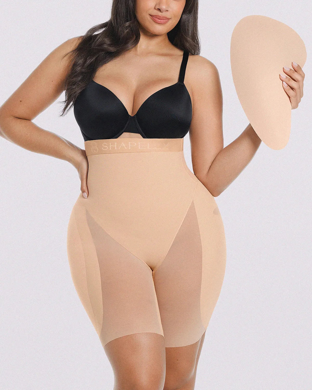 MeshSmooth™ Mid Thigh Short + Hip Enhancer Padded Short