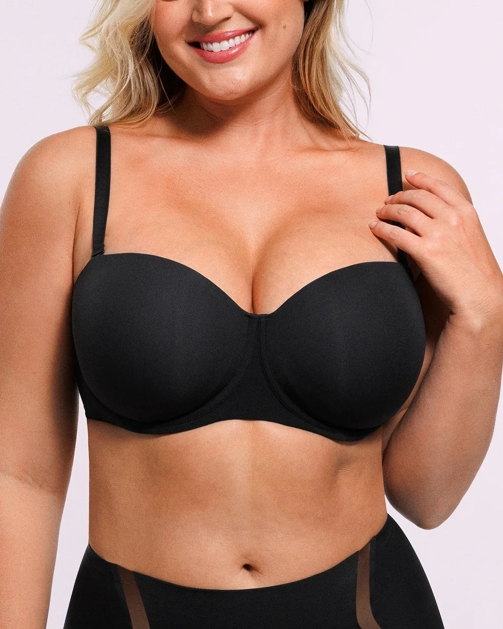Bare Essentials™ AirSlim® Convertible Strapless Push Up Bra
