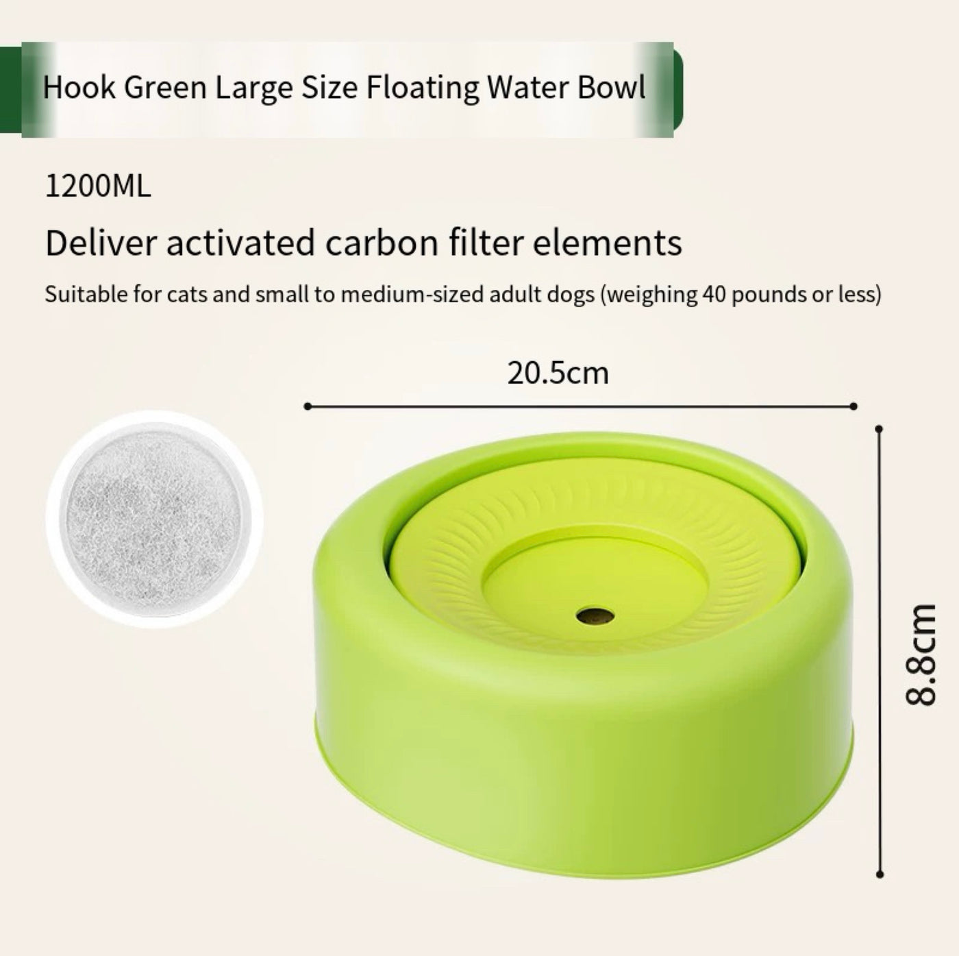 Pet Water Bowl- Portable Dog Water Dispenser, No Spill Water Bowl for Dogs with Spill-Proof Design, Perfect for Dogs and Cats, Keeps Your Pet Hydrated Anywhere (Blue)
